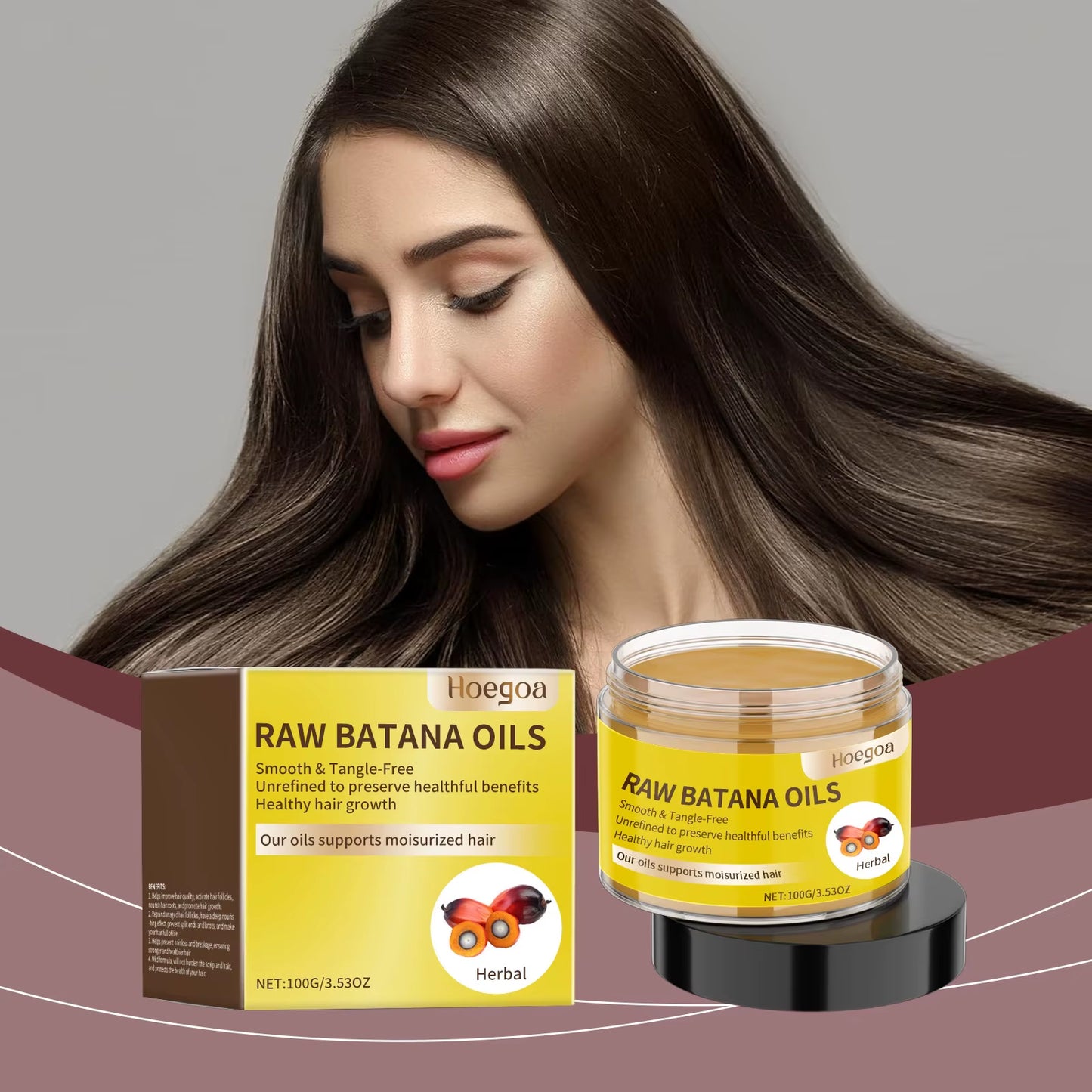 Batana Hair Moisturizing Mask Improving Growth Nutritious Root Scalp Treatment Oil-Control Repairing Damage Ginger Hair Care Oil