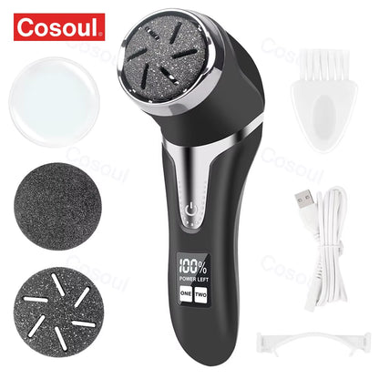 Pedicure Tools Professional Electric Foot Dead Skin Remover Feet Scrubber Callus Remover for Feet File Exfoliating Heels Grinder