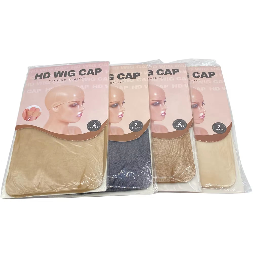 HD Thin Wig Cap 24 Pieces - Transparent and Invisible - Sheer Wig Cap for HD Wigs - Wig Accessories