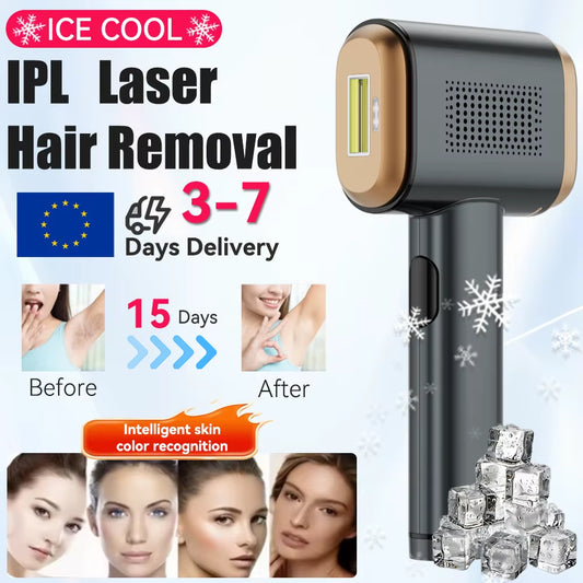IPL Hair Removal Kit for Women Portable Laser Hair Removal for Bikini Hair Removal Laser Machine Painless Laser Epilator