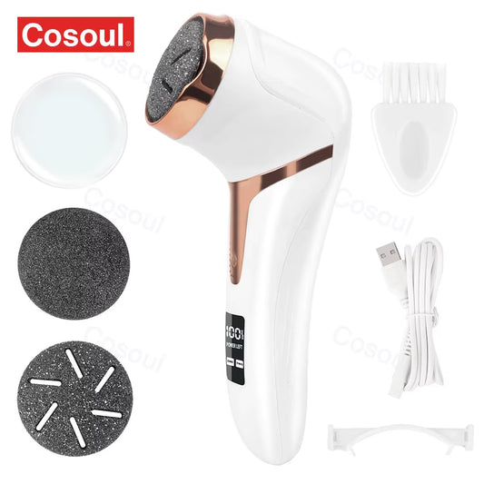 Pedicure Tools Professional Electric Foot Dead Skin Remover Feet Scrubber Callus Remover for Feet File Exfoliating Heels Grinder
