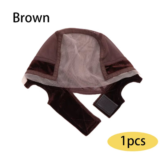 4*5 Transparent Swiss Lace Wig Grip Cap Non Slip U Part Ventilating Wig Cap for Making Wigs New Wig Making Cap 1/3Pcs