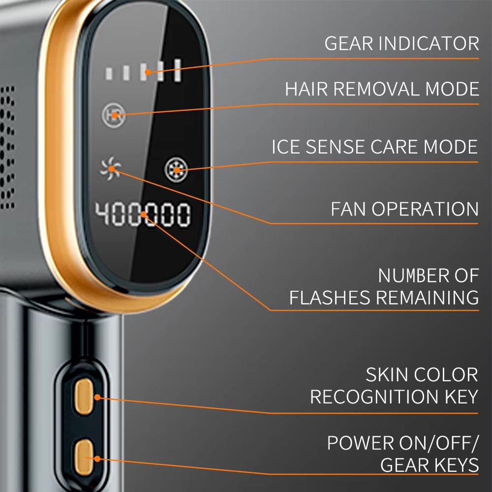 IPL Hair Removal Kit for Women Portable Laser Hair Removal for Bikini Hair Removal Laser Machine Painless Laser Epilator
