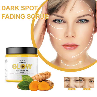 1Set Turmeric Face Skin Care Set Clean Skin Exfoliating Cream Hydrate Oil Control Dark Spots Remove Glowing Skin Care Set