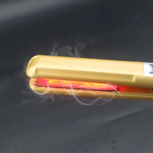 Cold Hair Care Ultrasonic Infrared Hair Straightener Professional Flat Iron Hair Treament Styler Therapy Conditioning Tools