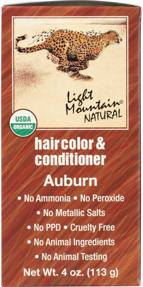 LIGHT MOUNTAIN: Auburn Hair and Color Conditioner, 4 oz