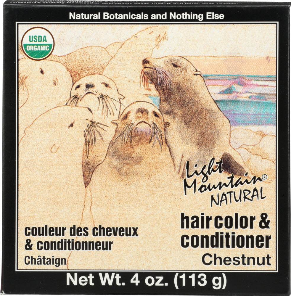 LIGHT MOUNTAIN: Henna Chestnut Hair Color, 4 oz