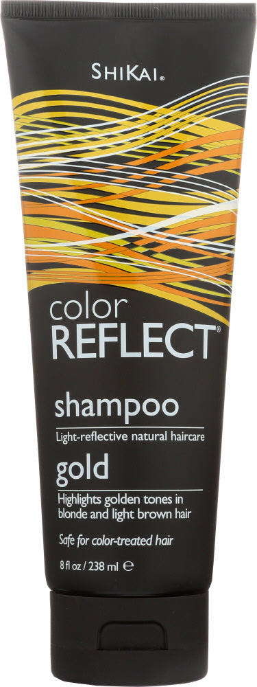 SHIKAI: Color Reflect Shampoo Gold, 8 oz