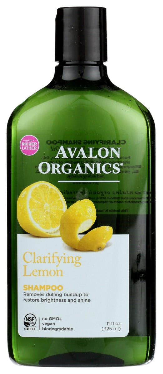 AVALON ORGANICS: Shampoo Clarifying Lemon, 11 oz