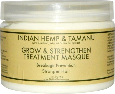 NUBIAN HERITAGE: Masque Treatment Indian Hemp, 12 oz