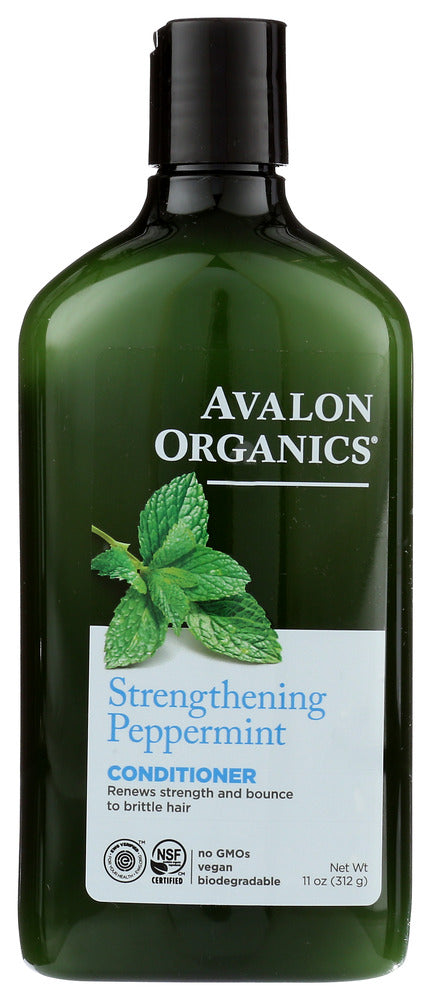 AVALON ORGANICS: Conditioner Strengthening Peppermint, 11 oz