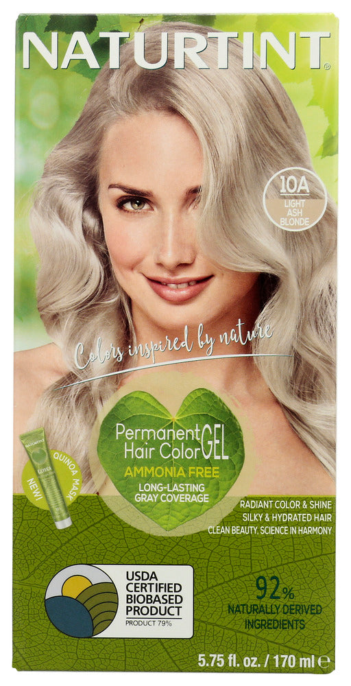 NATURTINT: Hair Color 10A Blonde Light Ash, 5.75 fo