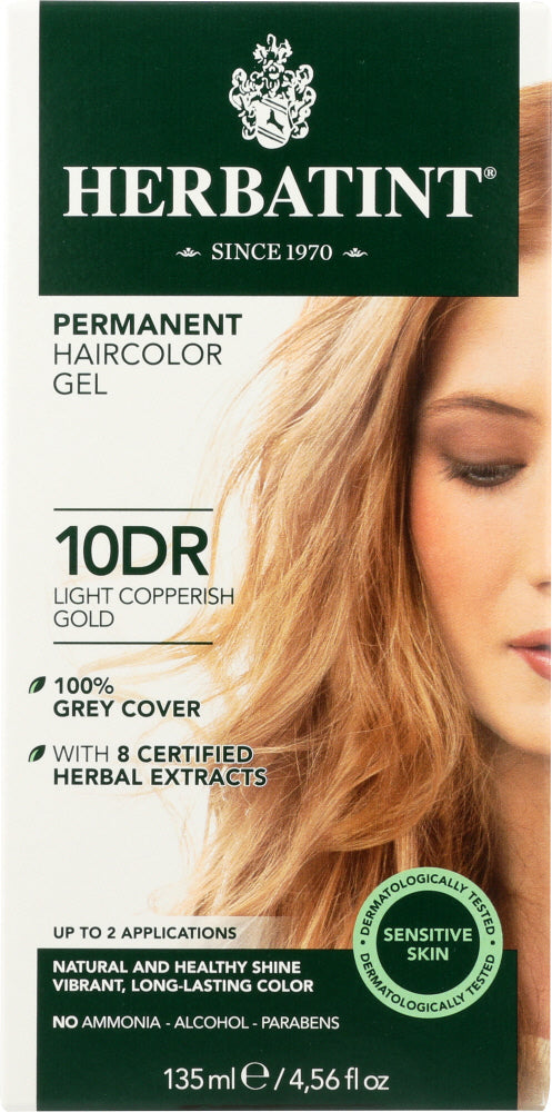 HERBATINT: Hair Color 10DR Copperish Gold Lite, 4 oz