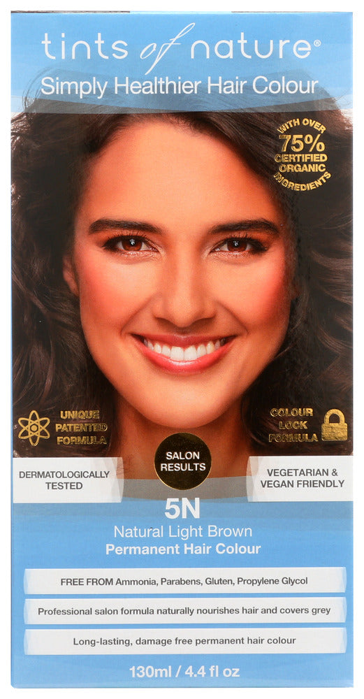 TINTS OF NATURE: COLOUR HAIR 5N NAT LT BRN (4.400 FO)