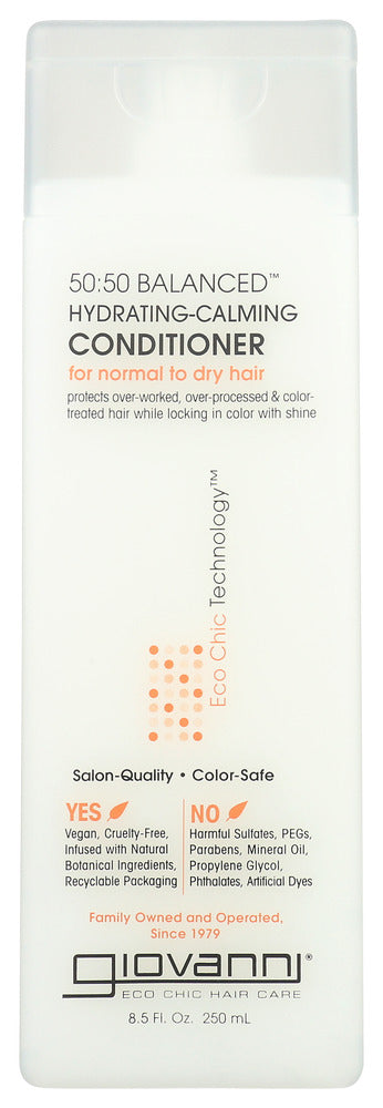 GIOVANNI COSMETICS: 50:50 Balanced Hydrating Calming Conditioner Normal To Dry Hair, 8.5 oz