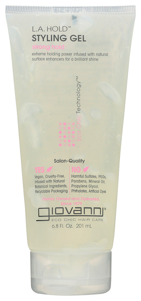 GIOVANNI COSMETICS: L.A. Natural Styling Gel Strong Hold, 6.8 oz