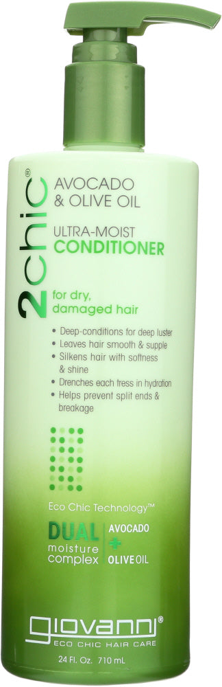 GIOVANNI COSMETICS: 2Chic Avocado & Olive Oil Ultra Moist Conditioner, 24 oz