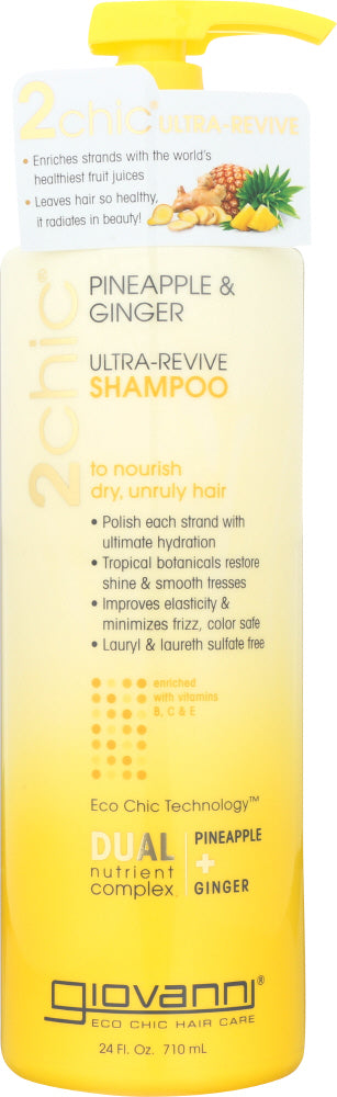 GIOVANNI COSMETICS: Pineapple Ginger Ultra-Revive Shampoo, 24 fo