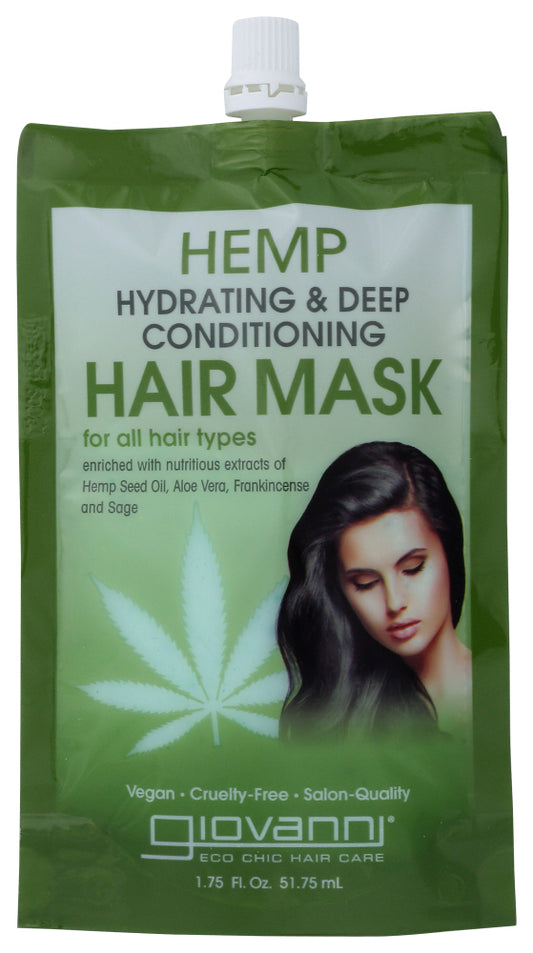 GIOVANNI COSMETICS: Deep Conditioning Hair Mask Hemp Hydrating, 1.75 oz