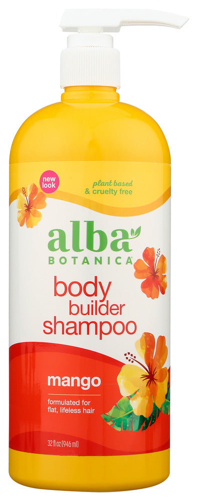 ALBA BOTANICA: Shampoo Mango Body Builder, 32 oz