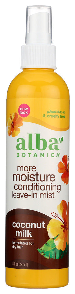 ALBA BOTANICA: Conditioning Mist Leave-In Coconut Milk, 8 oz