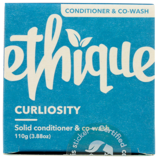 ETHIQUE: Curliosity Solid Conditioner & Co Wash For Curly Hair, 3.88 oz