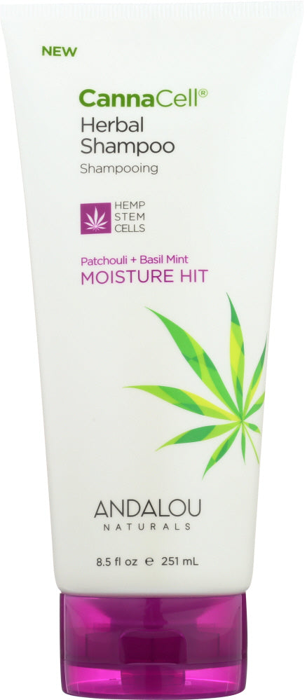 ANDALOU NATURALS: Cannacell Herbal Shampoo Moisture Hit, 8.5 fo