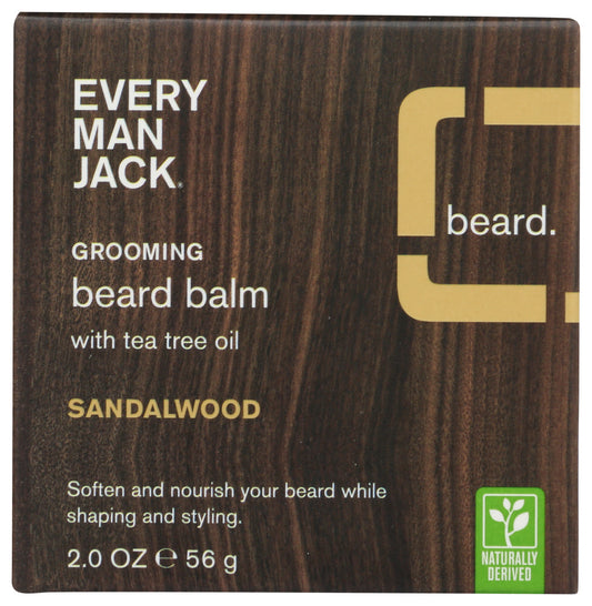 EVERY MAN JACK: Balm Beard Sandalwood, 2 oz