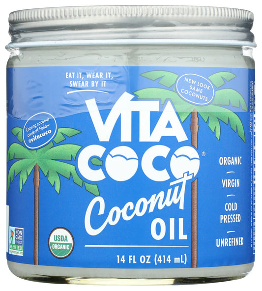 VITA COCO: Organic Unrefined Coconut Oil, 14 oz