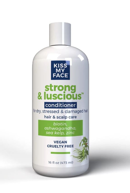 KISS MY FACE: Strong Luscious Conditioner, 12 oz