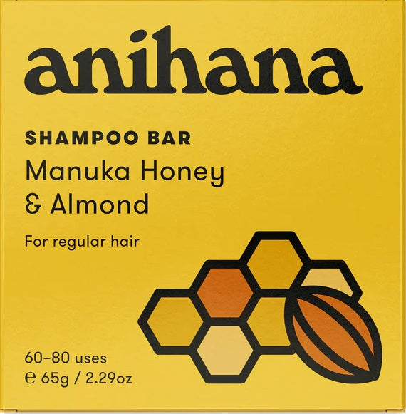 ANIHANA: Manuka Honey and Almond Shampoo Bar, 65 gm