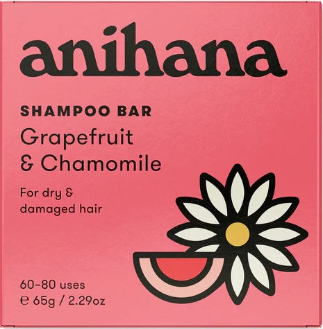 ANIHANA: Grapefruit and Chamomile Shampoo Bar, 65 gm