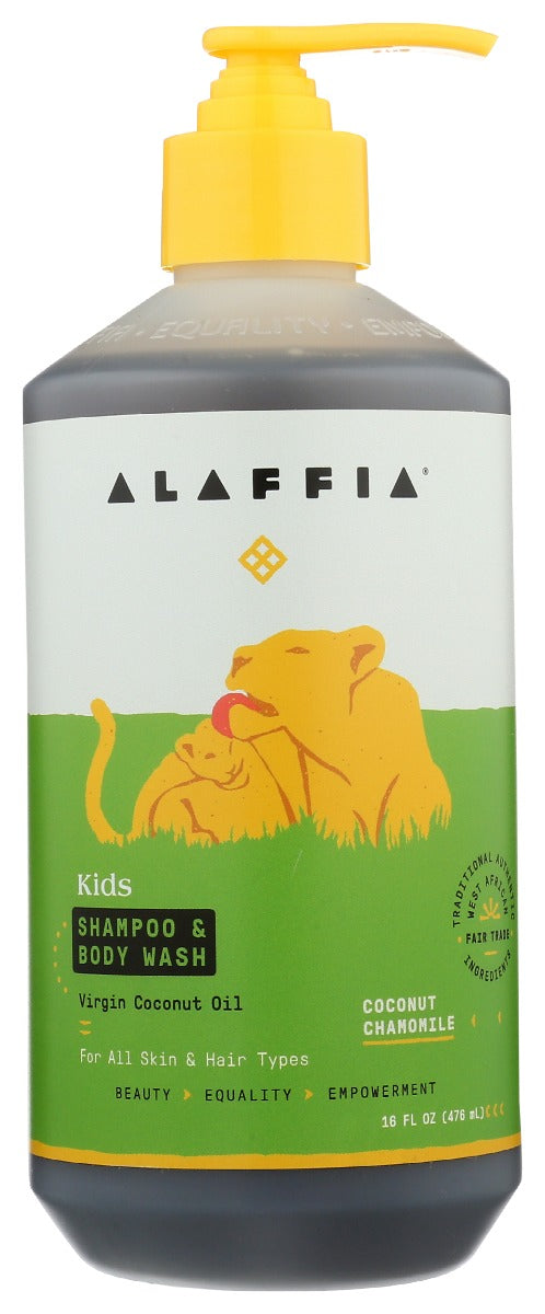 ALAFFIA: Shampoo Wash Cocnt Chaml, 16 fo